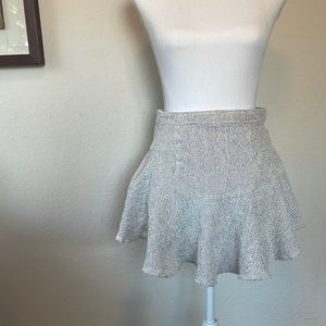 WHITE FREE PEOPLE MINI SKIRT ❤️❤️ size 6 [3 FOR 35]